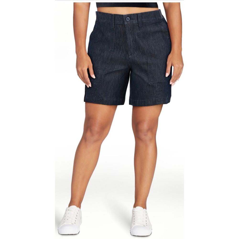 Lee Women's 10 Fresno Mid Rise 6" Utility Short Comfort Waistband Regular Fit